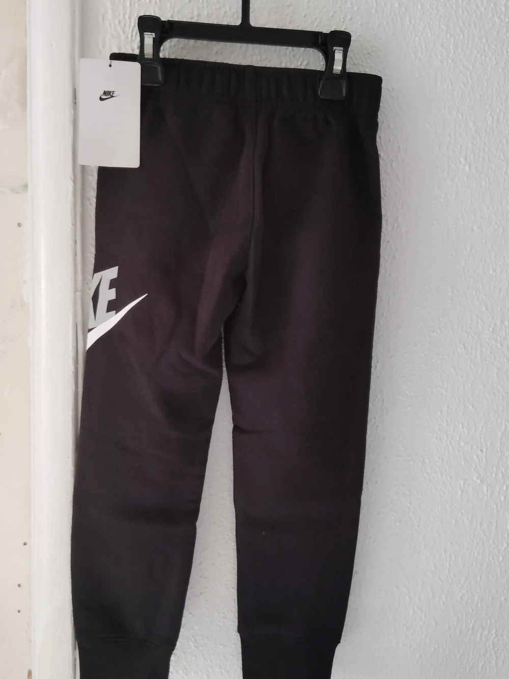 Nike Kids Black Logo Jogger Pants
